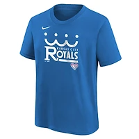 T-shirt Nike Royal Kansas City Royals 2026 Connect pour jeunes