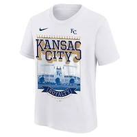 Youth Nike  White Kansas City Royals Hometown Collection T-Shirt