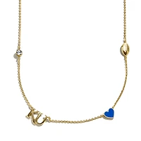 Collier à breloques espacées délicates BaubleBar Kansas Jayhawks