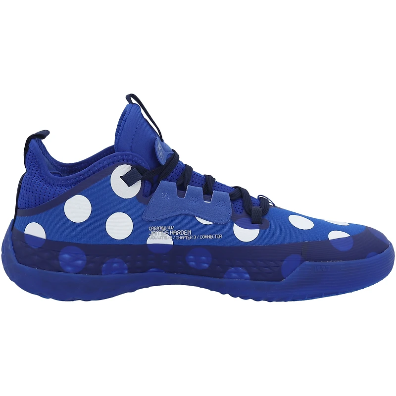 Blue Kansas Jayhawks Team-Issued Adidas Harden 5 Shoes from the Basketball Program - 7