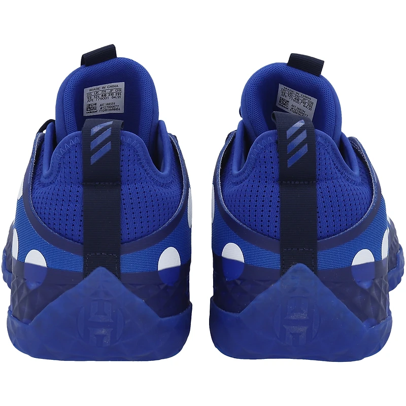 Blue Kansas Jayhawks Team-Issued Adidas Harden 5 Shoes from the Basketball Program - 7