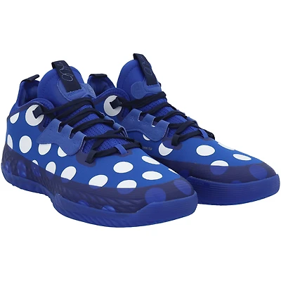 Blue Kansas Jayhawks Team-Issued Adidas Harden 5 Shoes from the Basketball Program - 7