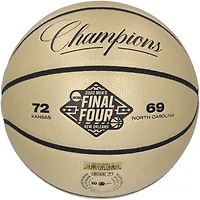 Gradey Dick Kansas Jayhawks Autographed Wilson 2022 NCAA Men's Tournament Champions Trophy Basketball 