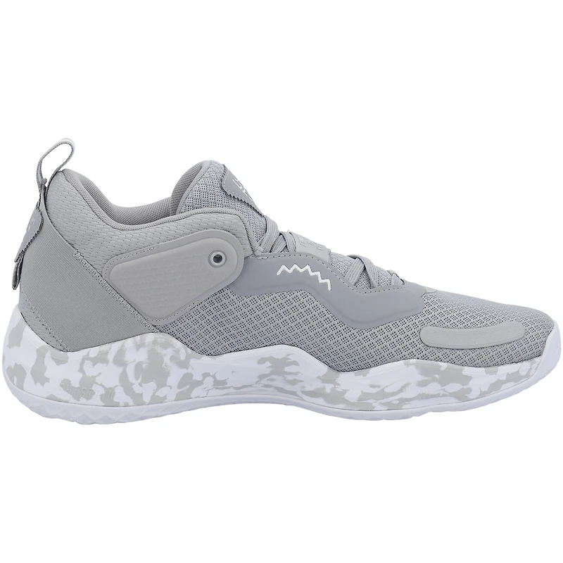 Gray Kansas Jayhawks Team-Issued Adidas Don 3 Shoes from the Basketball Program - 6.5