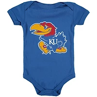 Body bébé Royal Kansas Jayhawks à grand logo