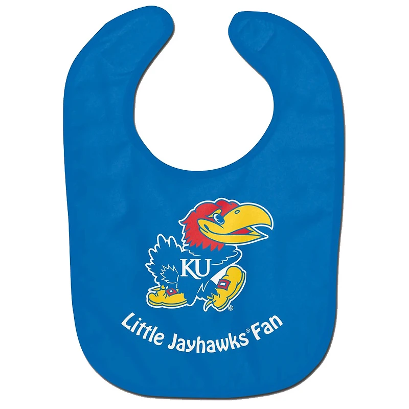Bébé WinCraft Kansas Jayhawks Lil Fan All Pro Bavoir pour bébé