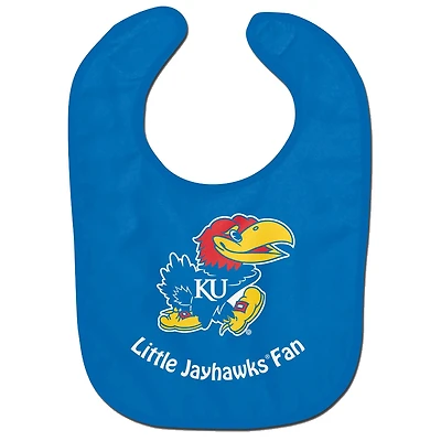 Bébé WinCraft Kansas Jayhawks Lil Fan All Pro Bavoir pour bébé