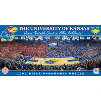 Kansas Jayhawks 1000-Piece Panoramic Arena Puzzle