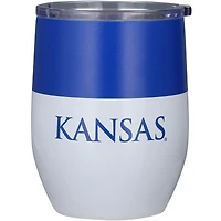 Kansas Jayhawks 16 oz. Gobelet incurvé en acier inoxydable Colorblock