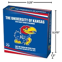Kansas Jayhawks 2026 Box Calendar
