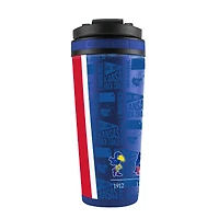Kansas Jayhawks 26oz. 4D Stainless Steel Shaker Bottle