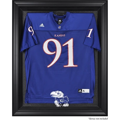 Kansas Jayhawks Black Framed Logo Jersey Display Case