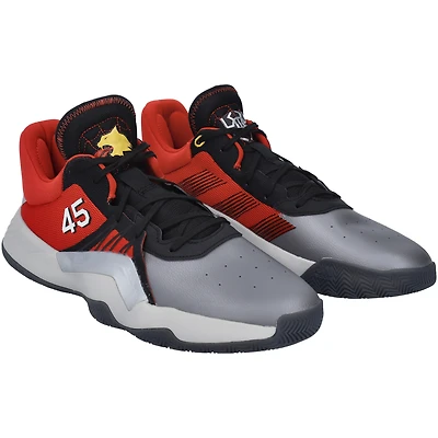 Kansas Jayhawks Team-Issued Black/Red D.O.N. 1 adidas Shoes from the Basketball Program