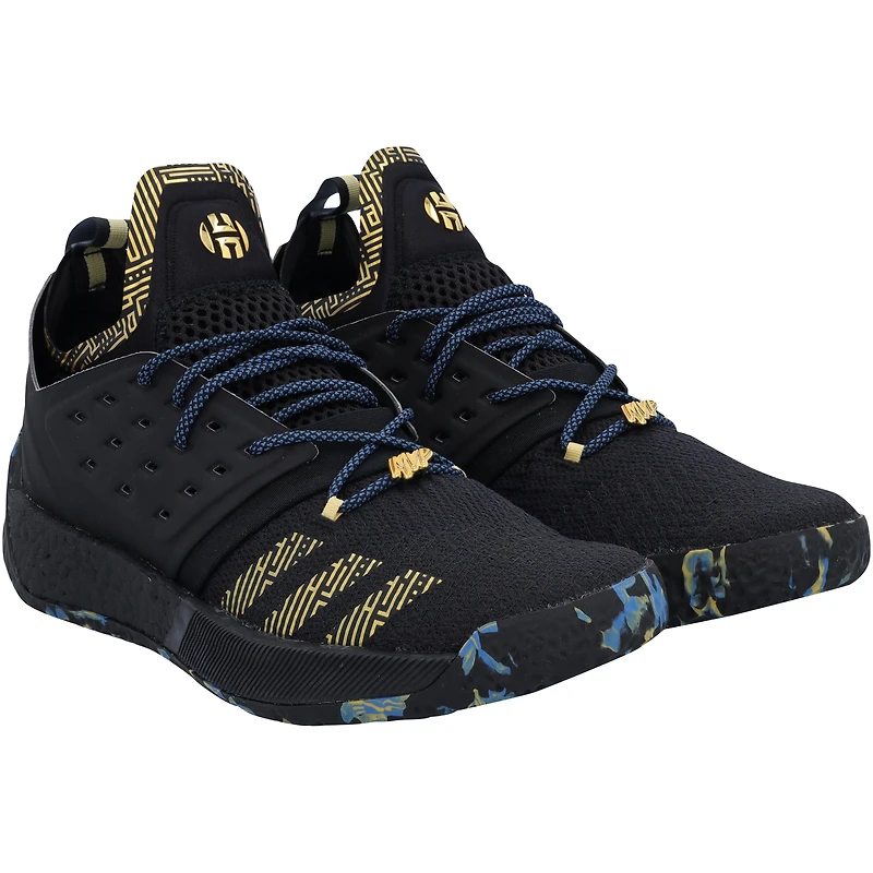 Kansas Jayhawks Team-Issued Royal Rose 8 adidas Shoes from the Basketball Program