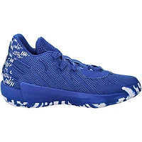 Kansas Jayhawks Team-Issued Blue SM Dame 7 Adidas Shoes from the Basketball Program