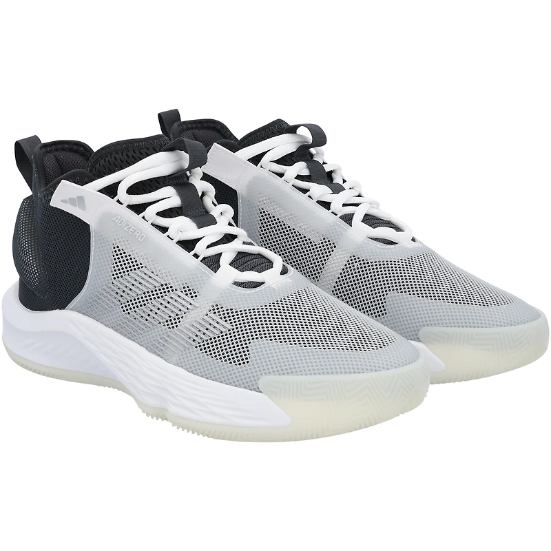 Chaussures adidas Adizero grises de l'équipe des Kansas Jayhawks du programme basket-ball