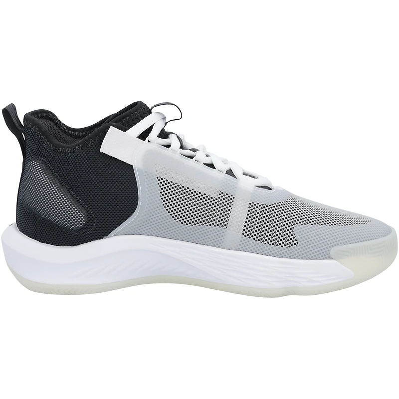 Kansas Jayhawks Team-Issued Gray Adizero adidas Shoes from the Basketball Program