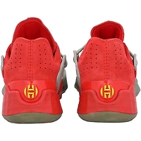 Kansas Jayhawks Team-Issued Red/Green Harden Vol. 4 Spitfire adidas Shoes from the Basketball Program