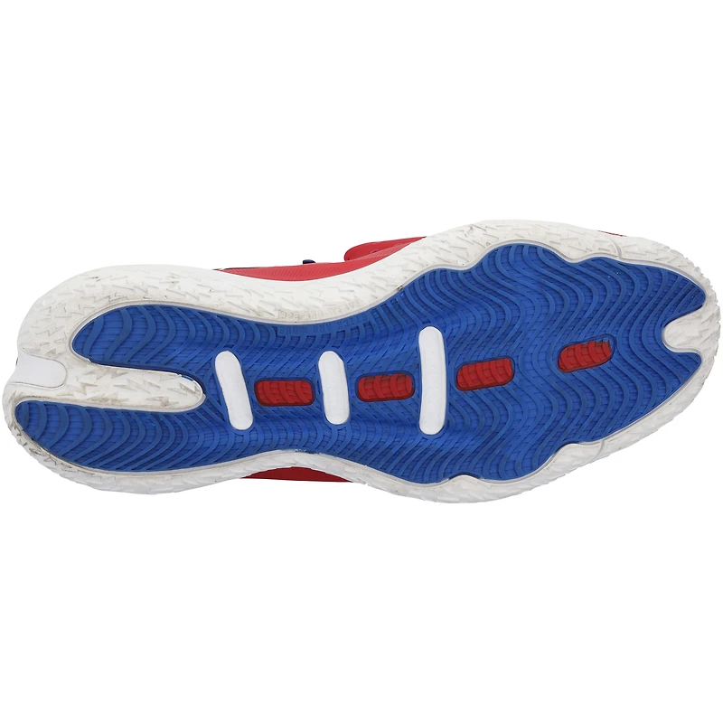 Chaussures adidas rouges du programme d'athlétisme des Kansas Jayhawks - Taille 42