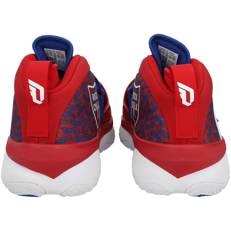 Chaussures adidas Dame 8 rouges, équipe des Kansas Jayhawks, du programme d'athlétisme - Taille 41.5