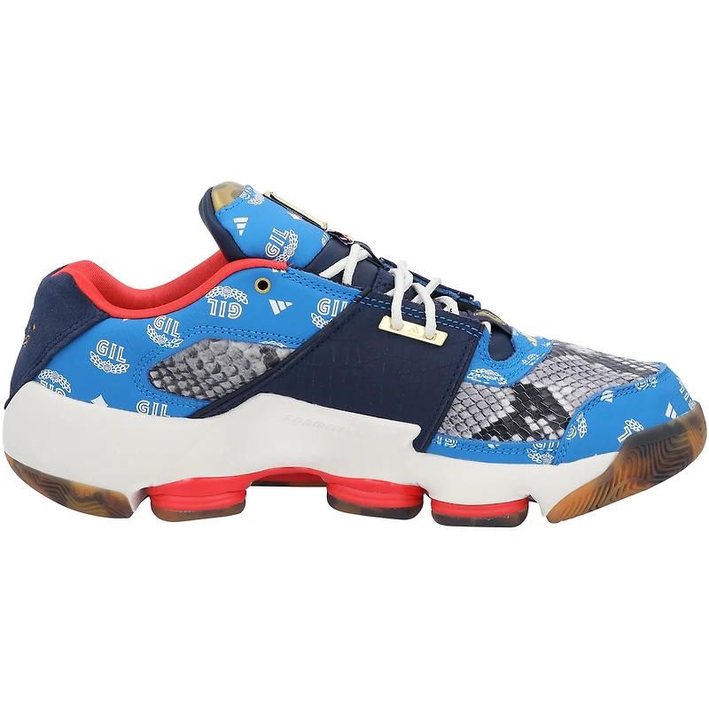 Kansas Jayhawks Team-Issued Royal Agent Gil adidas Shoes from the Basketball Program