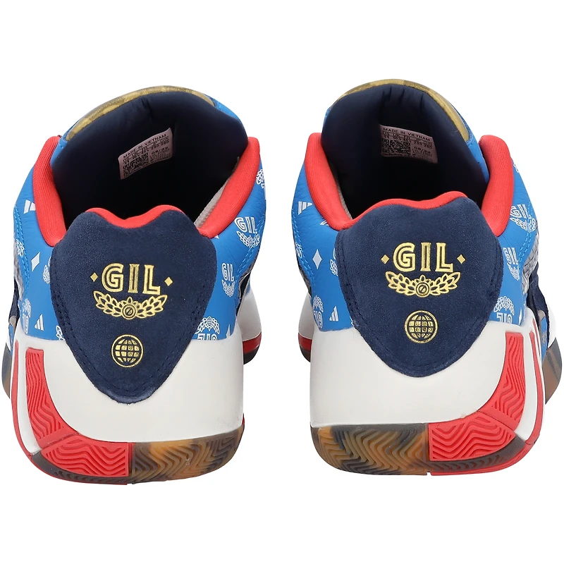 Kansas Jayhawks Team-Issued Royal Agent Gil adidas Shoes from the Basketball Program