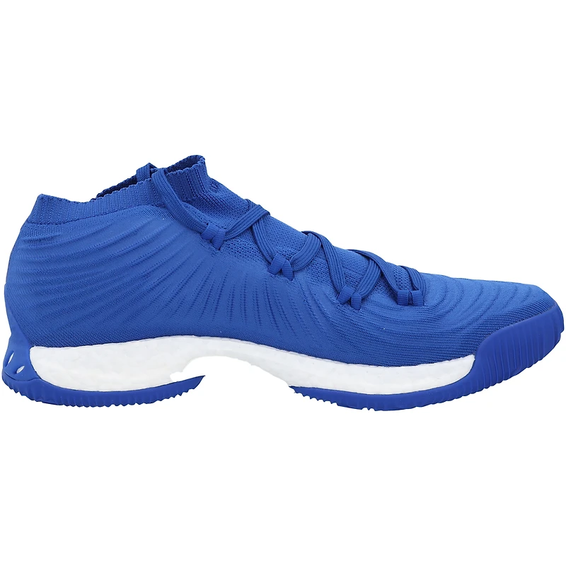 Kansas Jayhawks Team-Issued Royal Explosive Low adidas Shoes from the Basketball Program