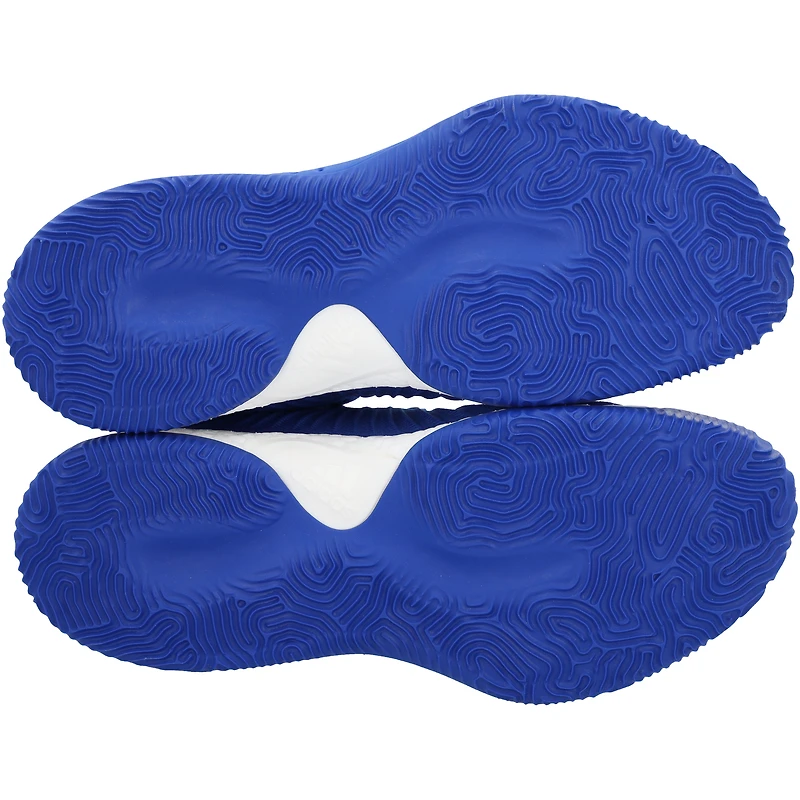 Kansas Jayhawks Team-Issued Royal Explosive Low adidas Shoes from the Basketball Program