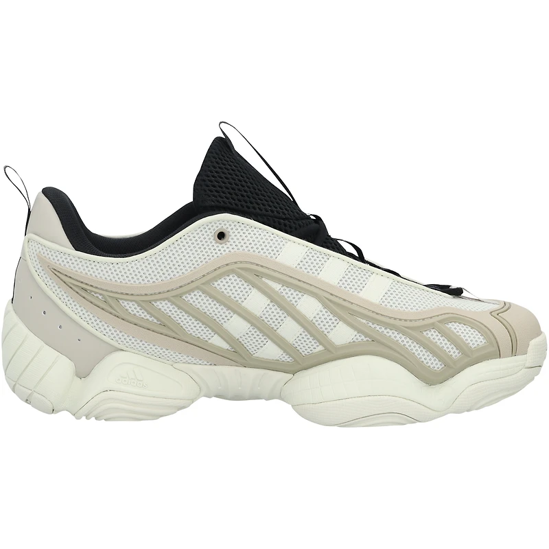 Chaussures adidas Intimidation beiges des Kansas Jayhawks, fournies par le programme d'athlétisme - Taille 42