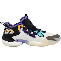 Kansas Jayhawks Team-Issued White/Black BYW adidas Shoes from the Basketball Program