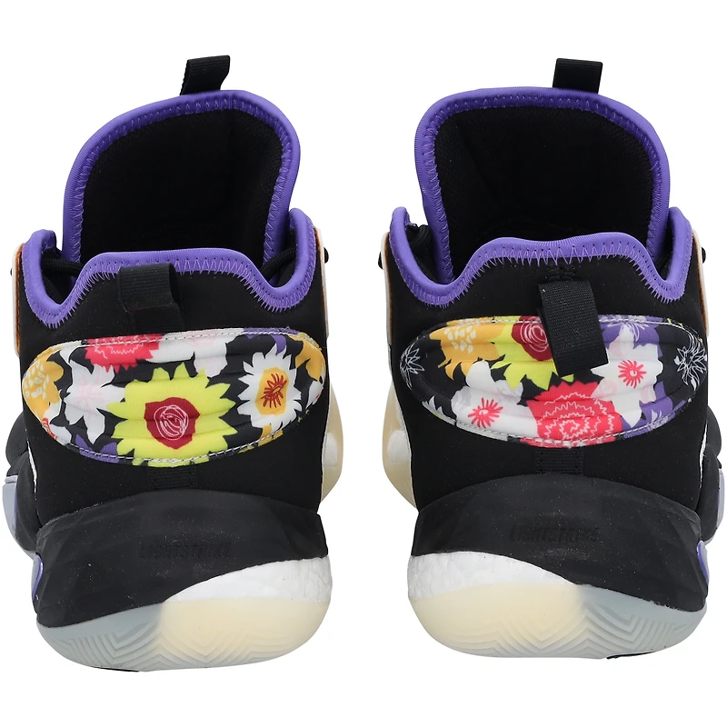 Kansas Jayhawks Team-Issued White/Black BYW adidas Shoes from the Basketball Program