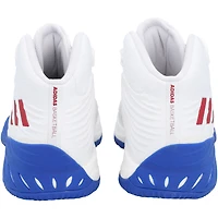 Kansas Jayhawks Team-Issued White/ Crazy Explosive adidas Shoes from the Basketball Program
