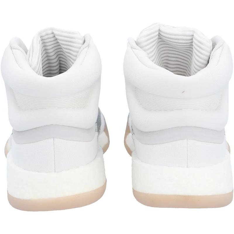 Kansas Jayhawks Team-Issued White/Gray Marquee adidas Shoes from the Basketball Program