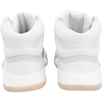 Kansas Jayhawks Team-Issued White/Gray Marquee adidas Shoes from the Basketball Program