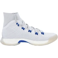 Kansas Jayhawks Team-Issued White/Royal Crazy Explosive adidas Shoes from the Basketball Program