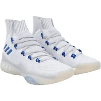 Kansas Jayhawks Team-Issued White/Royal Crazy Explosive adidas Shoes from the Basketball Program