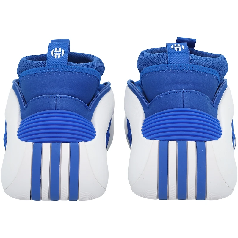 Kansas Jayhawks Team-Issued White/Royal Harden 8 adidas Shoes from the Athletics Program