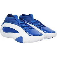 Kansas Jayhawks Team-Issued White/Royal Harden 8 adidas Shoes from the Athletics Program