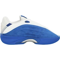 Chaussures adidas Nova blanches/bleues royales des Kansas Jayhawks, issues du programme d'athlétisme
