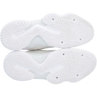 Kansas Jayhawks Team-Issued White/Royal Pro Bounce Low adidas Shoes from the Basketball Program