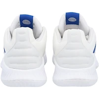 Kansas Jayhawks Team-Issued White/Royal Pro Bounce Low adidas Shoes from the Basketball Program