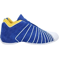 Kansas Jayhawks Team-Issued White/Royal TMAC 3 adidas Shoes from the Basketball Program