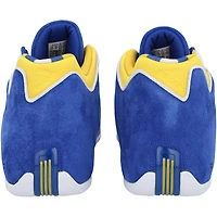 Kansas Jayhawks Team-Issued White/Royal TMAC 3 adidas Shoes from the Basketball Program