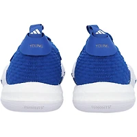 Kansas Jayhawks Team-Issued White/Royal Trae 2 adidas Shoes from the Basketball Program