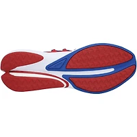 Chaussures adidas AlphaBoost V2 blanches du programme d'athlétisme des Kansas Jayhawks
