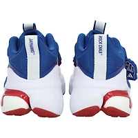 Chaussures adidas AlphaBoost V2 blanches du programme d'athlétisme des Kansas Jayhawks