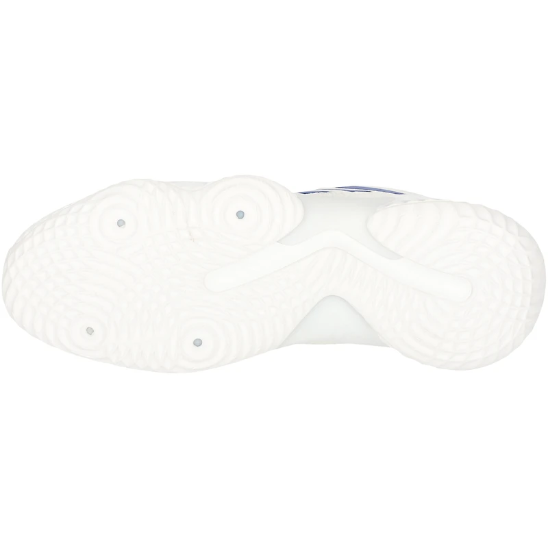 Kansas Jayhawks Team-Issued White Bounce Low adidas Shoes from the Basketball Program