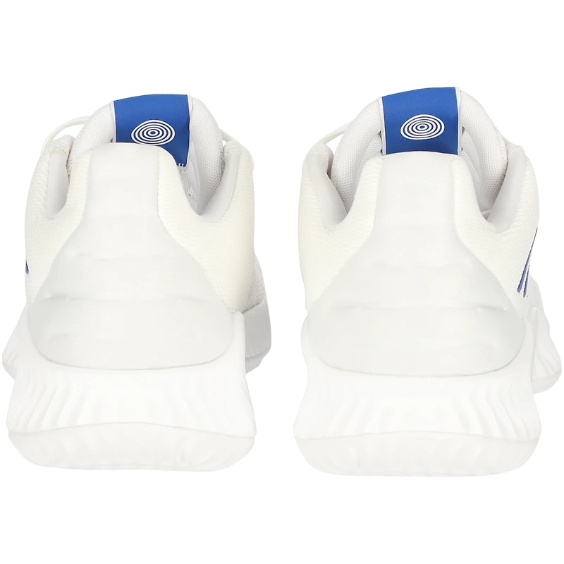 Kansas Jayhawks Team-Issued White Bounce Low adidas Shoes from the Basketball Program