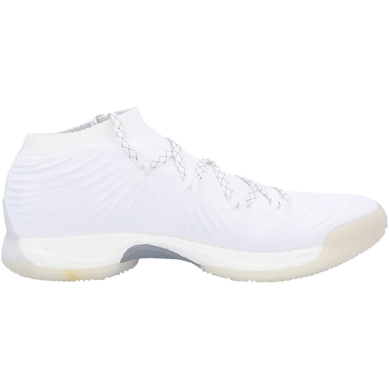 Kansas Jayhawks Team-Issued White/ Crazy Explosive adidas Shoes from the Basketball Program