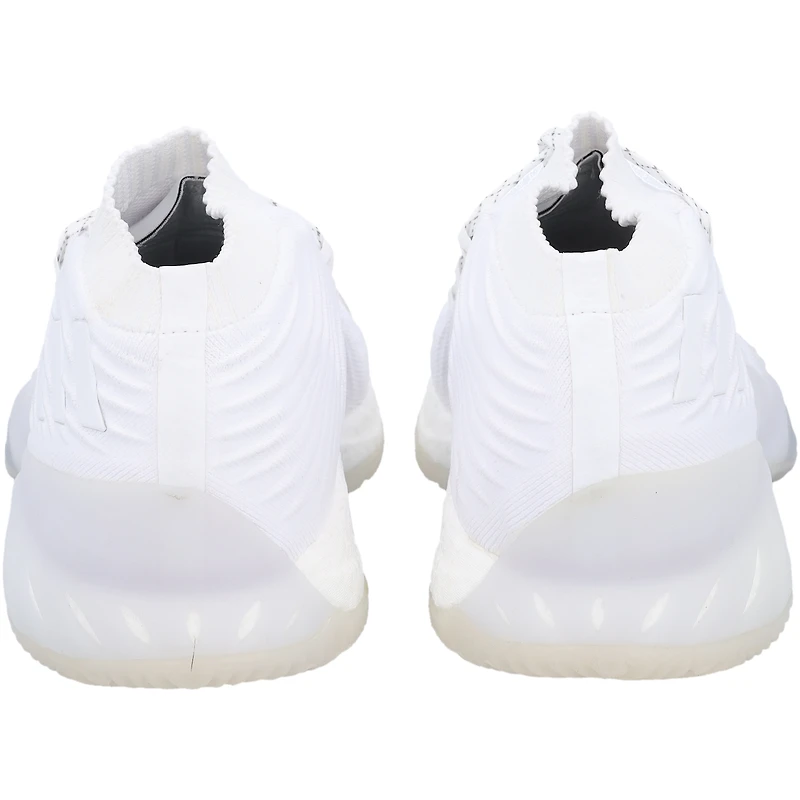 Kansas Jayhawks Team-Issued White/ Crazy Explosive adidas Shoes from the Basketball Program